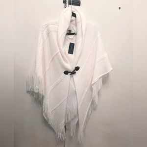 Brand New With Tags - Cream Knit Poncho